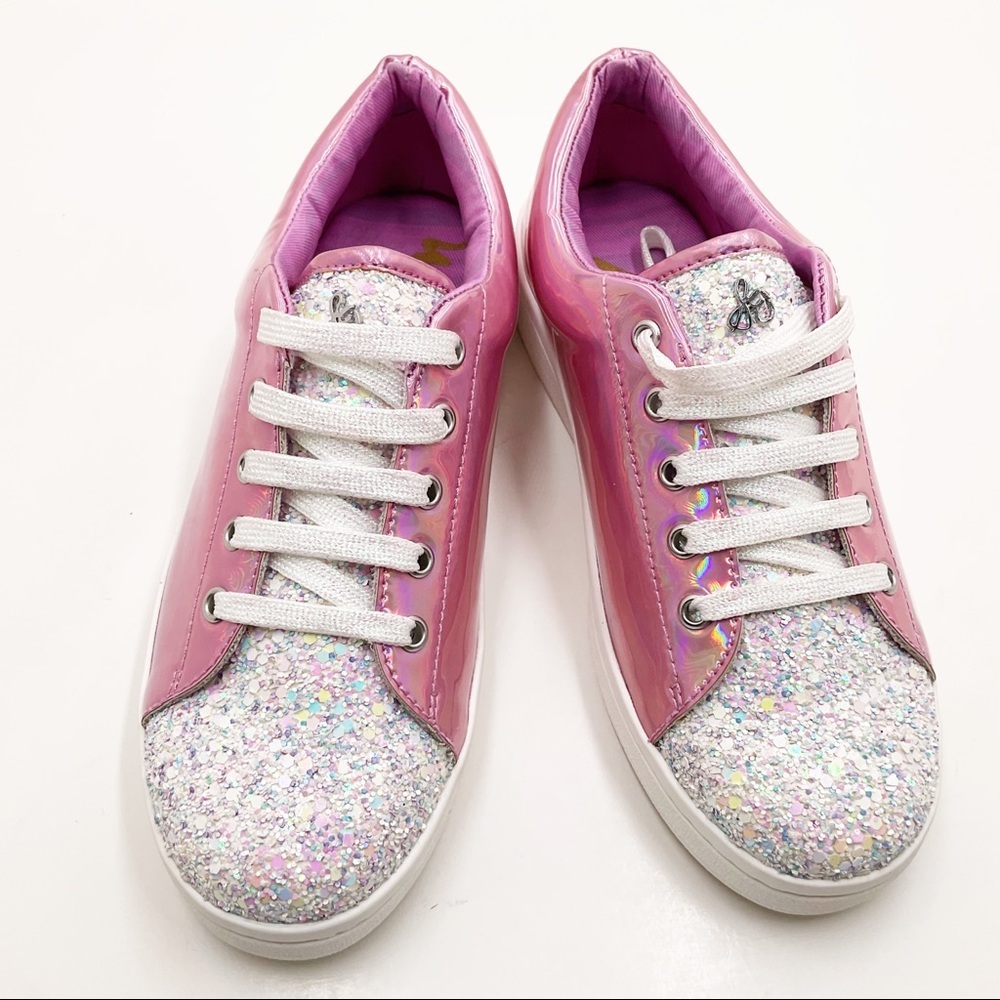 🆕 {Sam Edelman}Blane Metallic & Glitter Sneakers - Picture 8 of 9